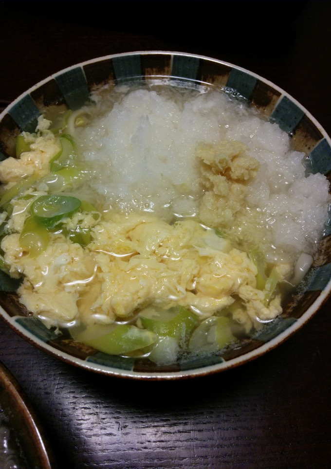 喉に優しい おろしと卵とじのうどん-レシピのメイン写真