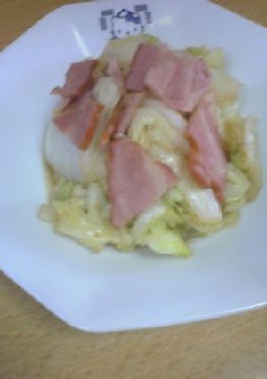 白菜とベーコンの炒め物-レシピのメイン写真