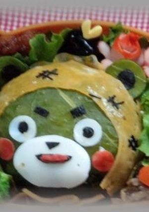 妖怪ウォッチ「ケマモン」弁当-レシピのメイン写真