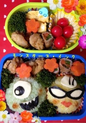 キャラ弁♡モンスターズ・インク-レシピのメイン写真