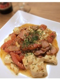お豆腐のトマト炒め-レシピのメイン写真