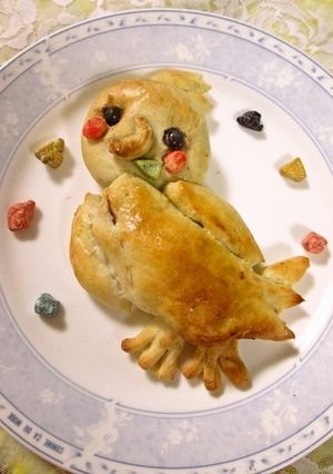 ラブリー♡オカメインコのパン-レシピのメイン写真