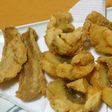 コイチ(イシモチ)のセモリナ粉揚げ