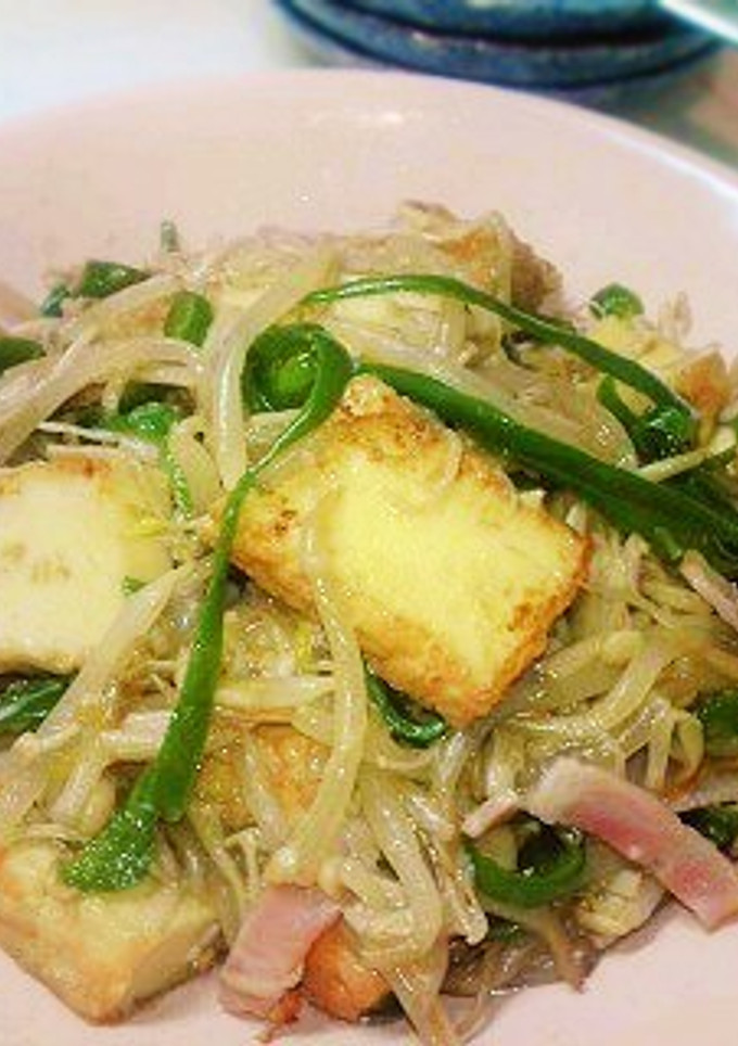 厚揚げ・もやし・えのきの中華風炒め-レシピのメイン写真