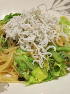 春キャベツと釜揚げしらす:春色パスタ♪-レシピのメイン写真