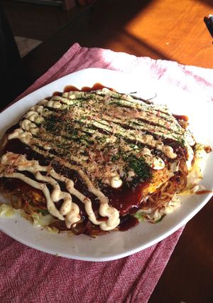 フライパンx2で簡単広島風お好み焼き!-レシピのメイン写真