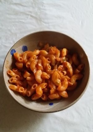 マカロニのケチャップ炒めレタス入り-レシピのメイン写真