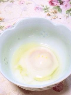 レンジで♪簡単温玉♡-レシピのメイン写真