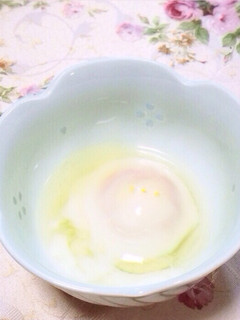 レンジで♪簡単温玉♡-レシピのメイン写真