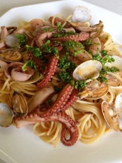 タコとイカの海鮮パスタ-レシピのメイン写真
