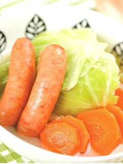 キャベツとウィンナーのこんぶ茶煮込み-レシピのメイン写真