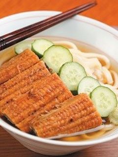 こんぶ茶だしのうなぎぶっかけ冷うどん-レシピのメイン写真