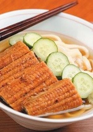 こんぶ茶だしのうなぎぶっかけ冷うどん-レシピのメイン写真