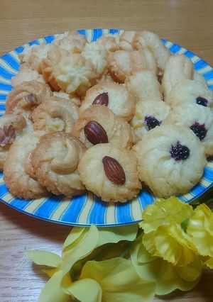 ＊絞り出しクッキー＊玉子なし・手間なし-レシピのメイン写真