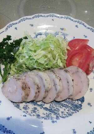 節約♪ヨーグルトでしっとり鶏むね肉のハム-レシピのメイン写真