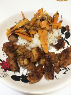 一人暮らし女子!とりのからあげ丼-レシピのメイン写真