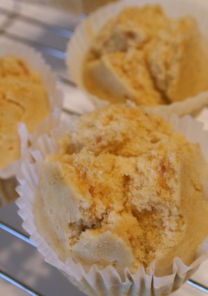 砂糖＆牛乳不使用☆豆乳いちご米粉蒸しパン-レシピのメイン写真