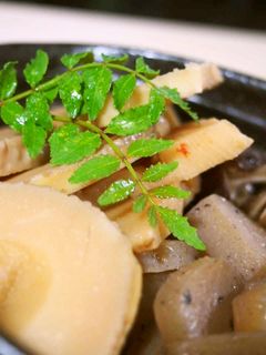 筍と椎茸の煮物をいりこで◎蒟蒻プラス-レシピのメイン写真