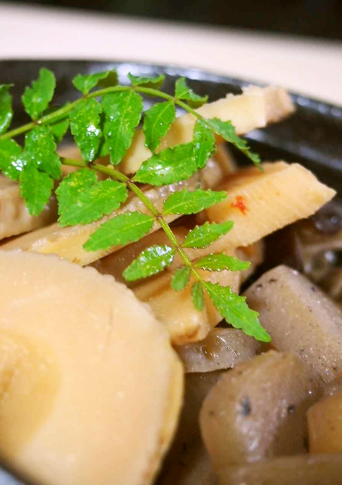 筍と椎茸の煮物をいりこで◎蒟蒻プラス-レシピのメイン写真