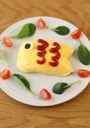 こどもの日に！こいのぼりオムライス-レシピのメイン写真