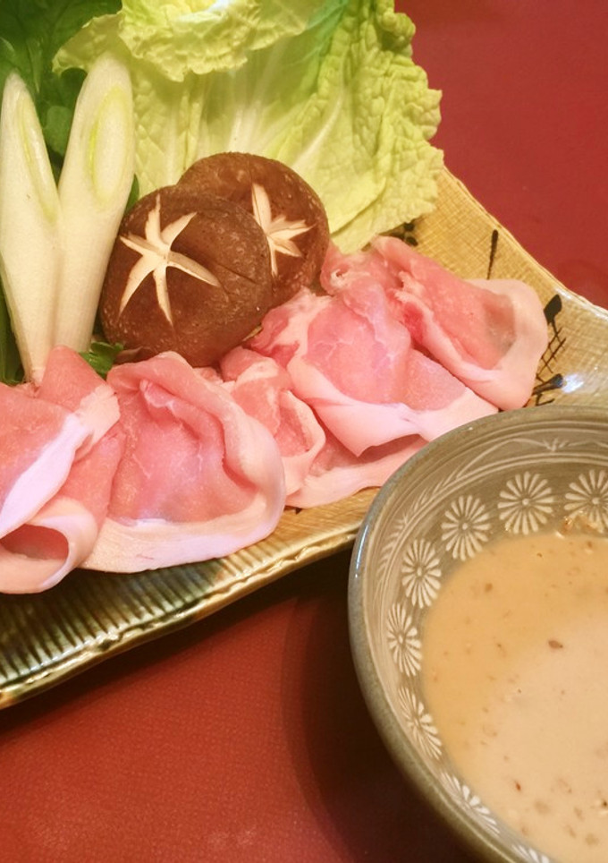 手作り〜♪豚しゃぶゴマだれ-レシピのメイン写真
