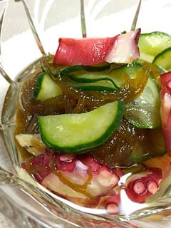 たこともずくの酢の物-レシピのメイン写真