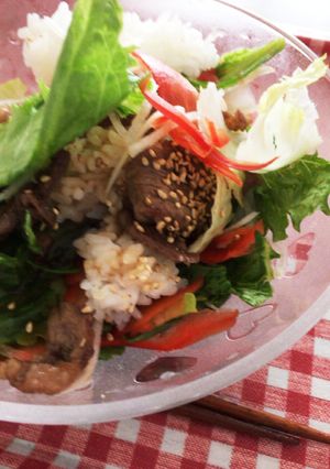 肉サラダごはん-レシピのメイン写真