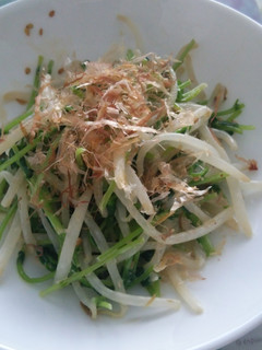 節約野菜!もやし&豆苗のマヨぽん和え-レシピのメイン写真