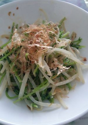 節約野菜!もやし&豆苗のマヨぽん和え-レシピのメイン写真