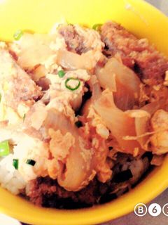 残り物のトンカツリメイク♡簡単♩カツ丼-レシピのメイン写真