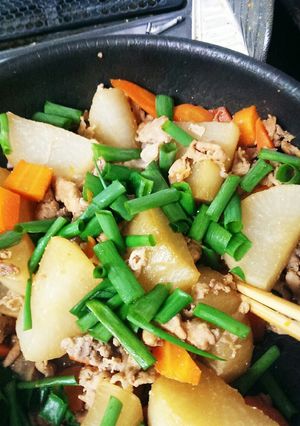 豚細切れと大根の旨煮◆レンジ圧力鍋下茹で-レシピのメイン写真