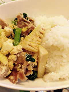 たけのこと豚肉のチャンプルー-レシピのメイン写真
