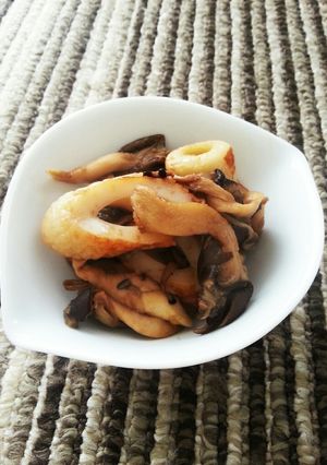 霜降りヒラタケとちくわの甘辛炒め-レシピのメイン写真