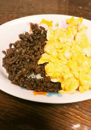 牛そぼろご飯-レシピのメイン写真