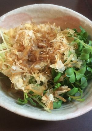簡単で適当なかいわれ大根のぽん酢和え-レシピのメイン写真