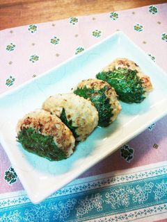 簡単!鶏ひき肉ふんわりジューシー焼き-レシピのメイン写真