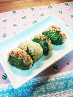 簡単!鶏ひき肉ふんわりジューシー焼き-レシピのメイン写真