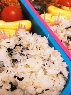 韓国海苔としらすの混ぜご飯-レシピのメイン写真