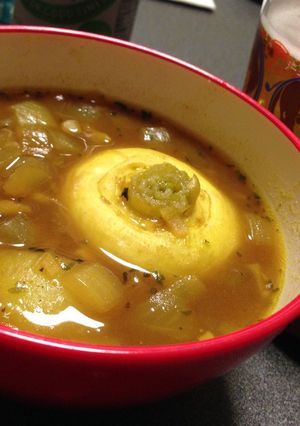 丸ごとかぶ！とビーンズのカレースープ-レシピのメイン写真