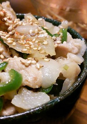 豚ももオニピー丼！-レシピのメイン写真