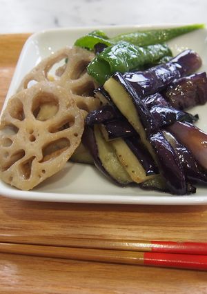 ★15分完結★野菜素揚げXめんつゆ-レシピのメイン写真