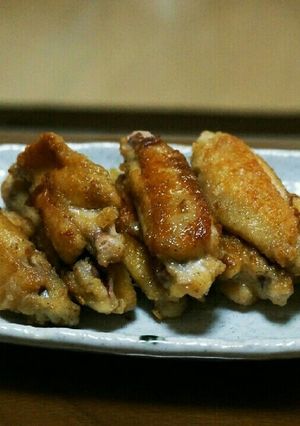 手羽中の唐揚げ！フライパンで♡写真つき！-レシピのメイン写真