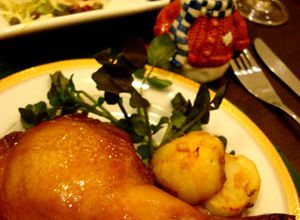 ＊クリスマスに＊ローストチキンレッグ-レシピのメイン写真