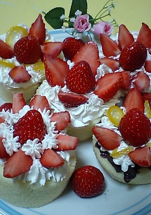 簡単に出来る苺ケーキ-レシピのメイン写真