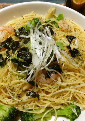 むきエビとブロッコリーのパスタ-レシピのメイン写真