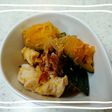 カボチャと鶏むね肉の醤油バター煮☆