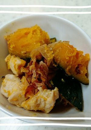カボチャと鶏むね肉の醤油バター煮☆-レシピのメイン写真