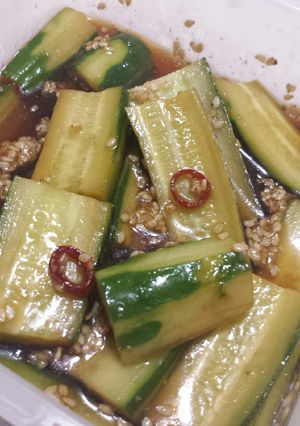 某【餃子の〇将】風きゅうりのカッパ漬け-レシピのメイン写真