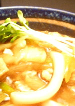 ゴマ薫る♪コクうまカレーうどん-レシピのメイン写真