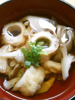 簡単 朝食! 竹輪と 舞茸の お吸い物!-レシピのメイン写真